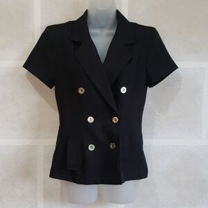 VNTG Alyn Paige Black Blazer